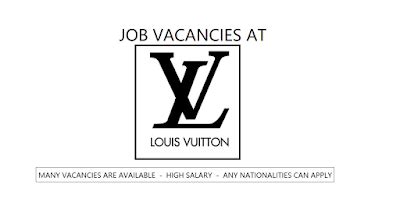 louis vuitton vacature|louis vuitton vacancies.